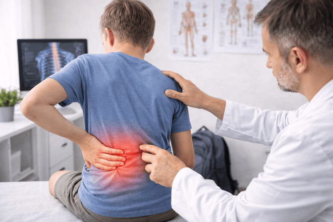 Vaikų nugaros problemos ir jų reikšmė augančiam organizmui 1 Vaikų nugaros skausmo reikšmė