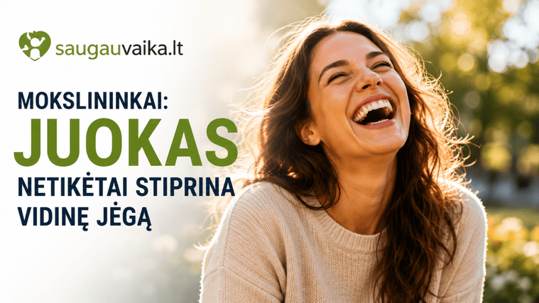 neuromokslininkai juokas skausmingomis akimirkomis netiketai stiprina vidine jega